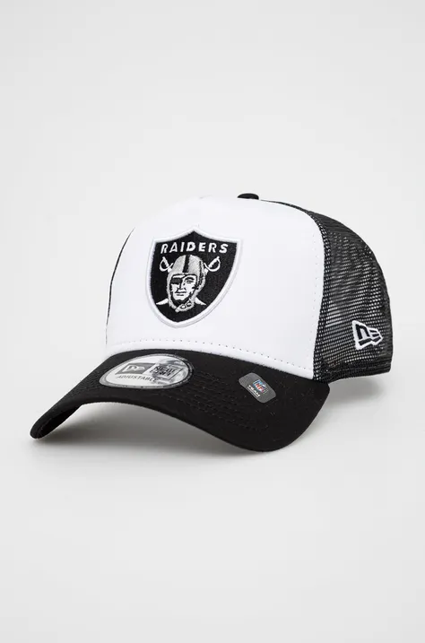 New Era czapka kolor biały z aplikacją 12380795.BLACK-BLACK