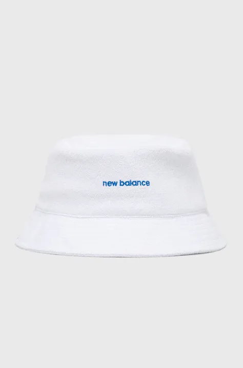 New Balance kapelusz LAH21108WT kolor biały