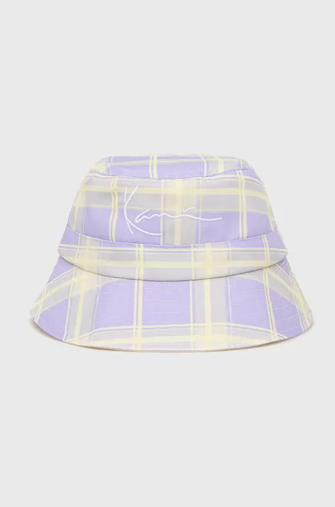 Двосторонній капелюх Karl Kani колір фіолетовий KA2210431-purple