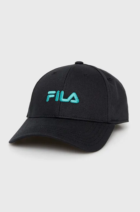 Καπέλο Fila χρώμα: μαύρο