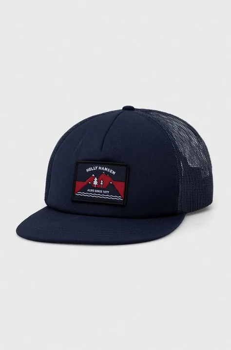 Helly Hansen beanie navy blue color