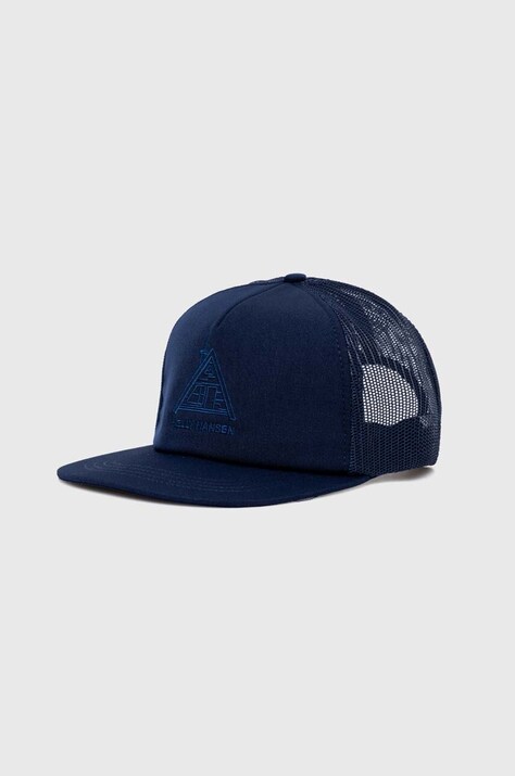 Кепка Helly Hansen колір синій з аплікацією 67155