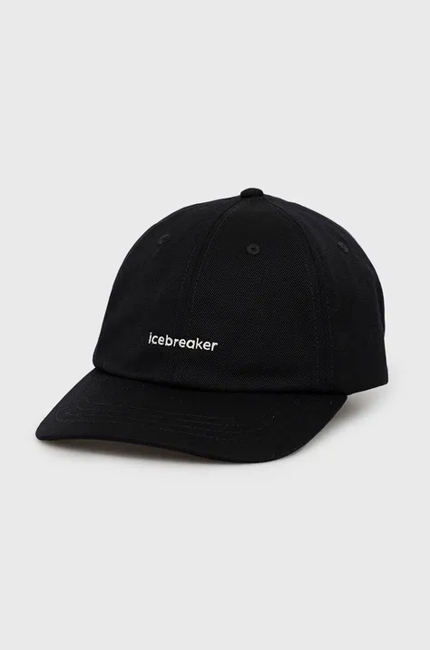 Καπέλο Icebreaker 6 Panel χρώμα: μαύρο