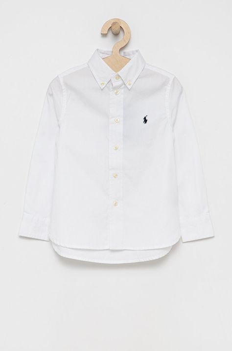 Dětská bavlněná košile Polo Ralph Lauren