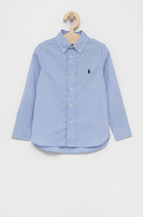 Дитяча бавовняна сорочка Polo Ralph Lauren