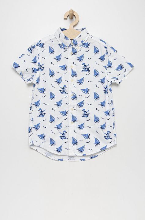 Dětská bavlněná košile Polo Ralph Lauren