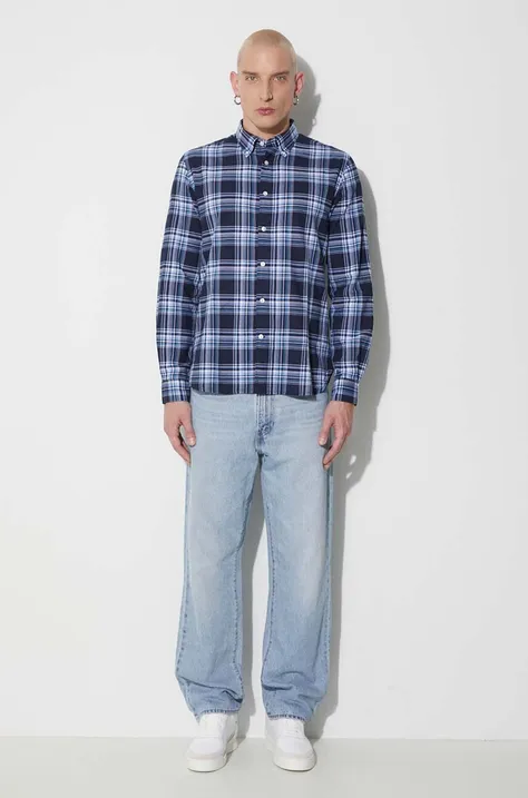 Woolrich cămașă din bumbac bărbați, cu guler button-down, regular CFWOSI0073MRUT2909-31032