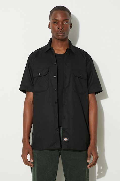 Dickies shirt men's black color regular