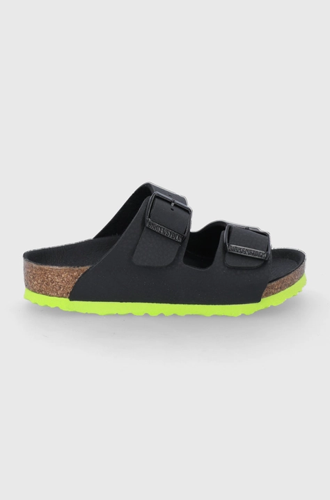 Detské šľapky Birkenstock čierna farba