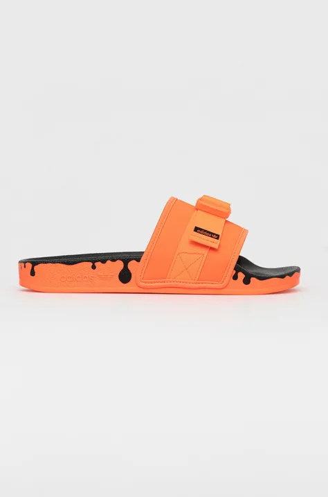 adidas Originals klapki Pouchylette W GY1009 damskie kolor pomarańczowy GY1009-SOLRED