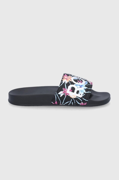 Roxy klapki  Slippy damskie kolor czarny ARJL100679