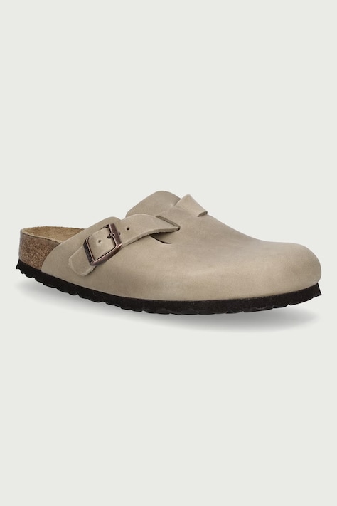 Birkenstock Női nubuk papucs Boston barna 960813