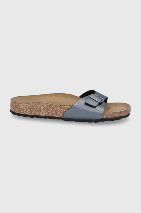 Birkenstock Klapki Madrid 1021532 damskie kolor szary 1021532-black