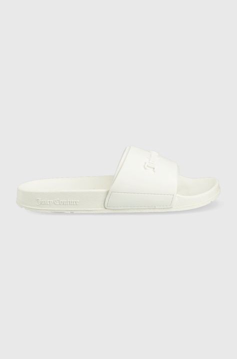 Παντόφλες Juicy Couture χρώμα: άσπρο
