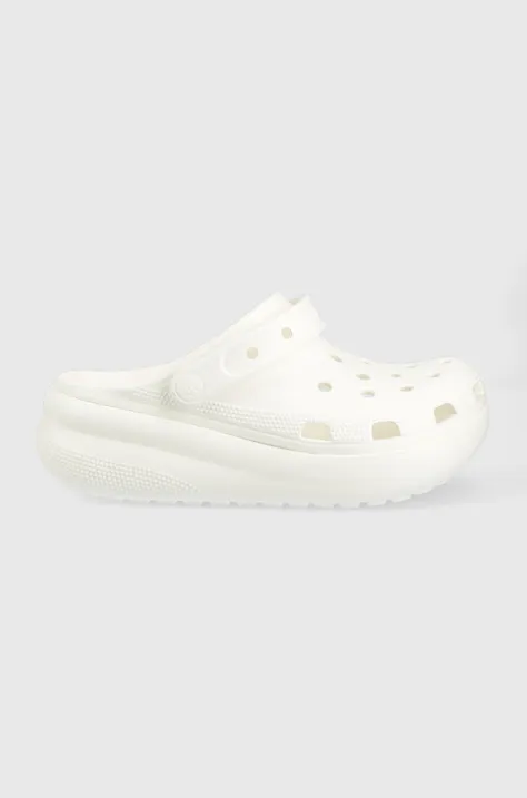 Παιδικές παντόφλες Crocs χρώμα: άσπρο