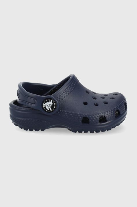 Crocs klapki dziecięce kolor granatowy