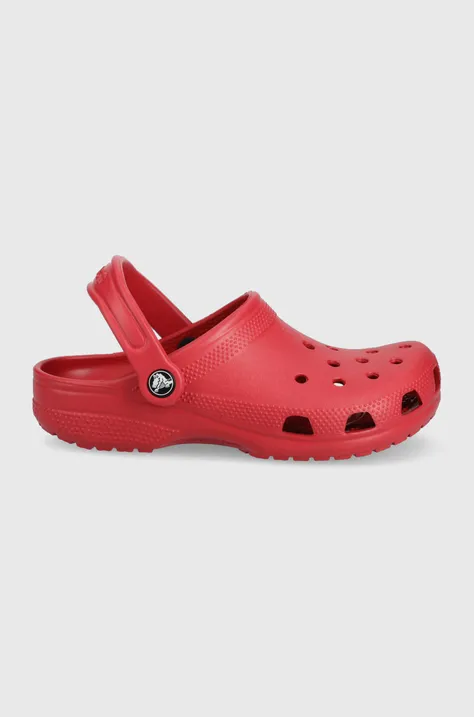 Παντόφλες Crocs χρώμα: κόκκινο