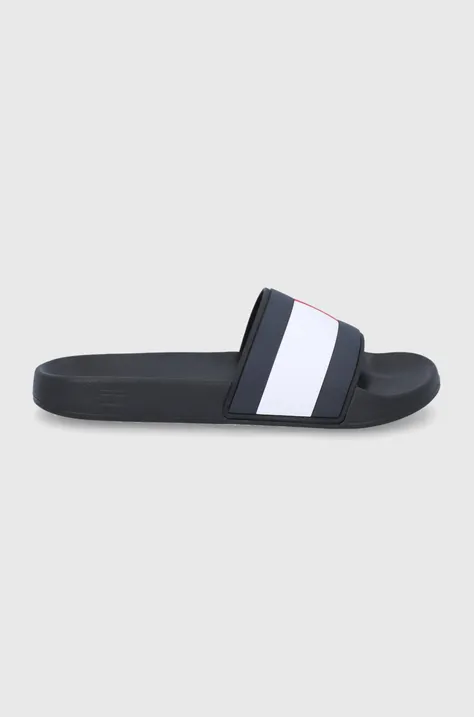 Tommy Hilfiger papuci barbati, culoarea negru