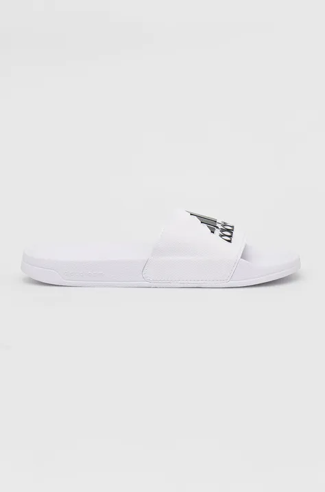 Παντόφλες adidas χρώμα: άσπρο