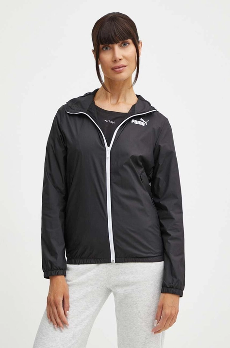 Αντιανεμικό Puma Essentials Solid  TERREXEssentials Solid χρώμα: μαύρο 847494