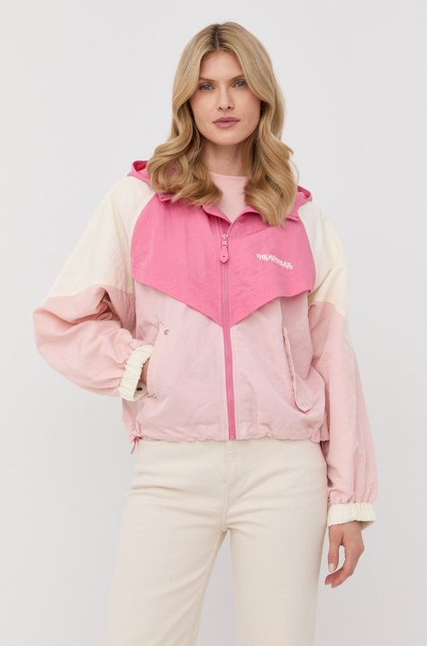 Jakna The Kooples za žene, za prijelazno razdoblje, oversize