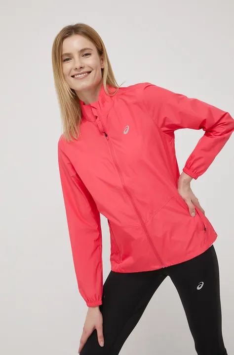 Sportska jakna Asics boja: ružičasta, za prijelazno razdoblje