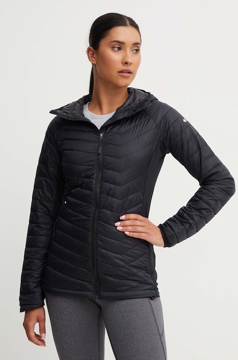 Columbia geacă sport Powder Pass culoarea negru, de tranziție 1773211