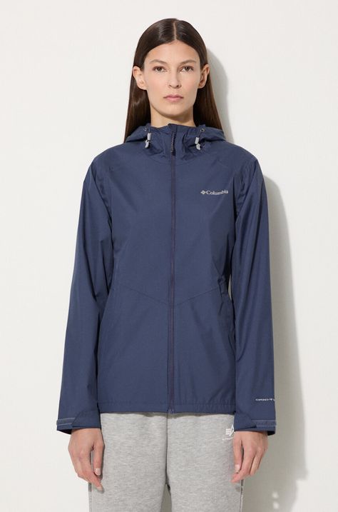 Outdoor jakna Columbia Inner Limits II boja: tamno plava, za prijelazno razdoblje, 1895802.-362