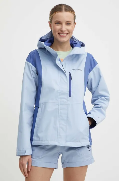 Columbia kurtka outdoorowa Hikebound kolor niebieski przejściowa