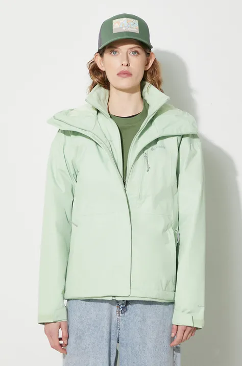 Columbia outdoor jacket Hikebound green color