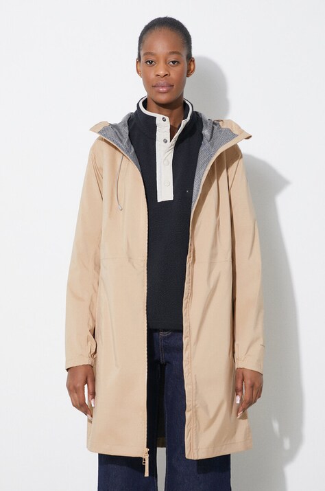 Columbia outdoor jacket Weekend Adventure beige color