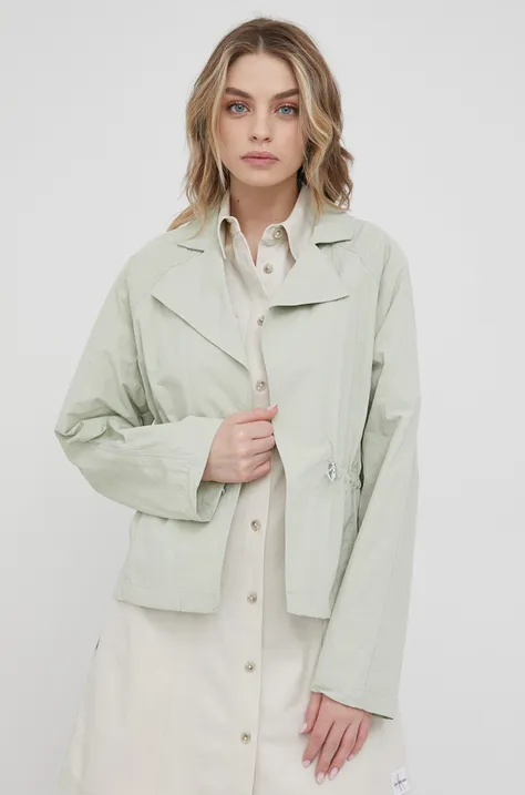 Dkny rövid kabát női, zöld, átmeneti