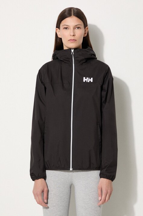 Kišna jakna Helly Hansen Belfast II za žene, boja: crna, 53433-990