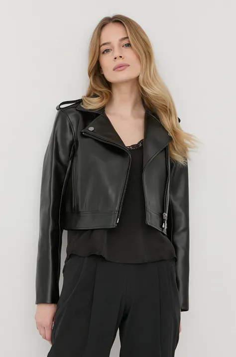Karl Lagerfeld ramoneska 221W1460 damska kolor czarny przejściowa
