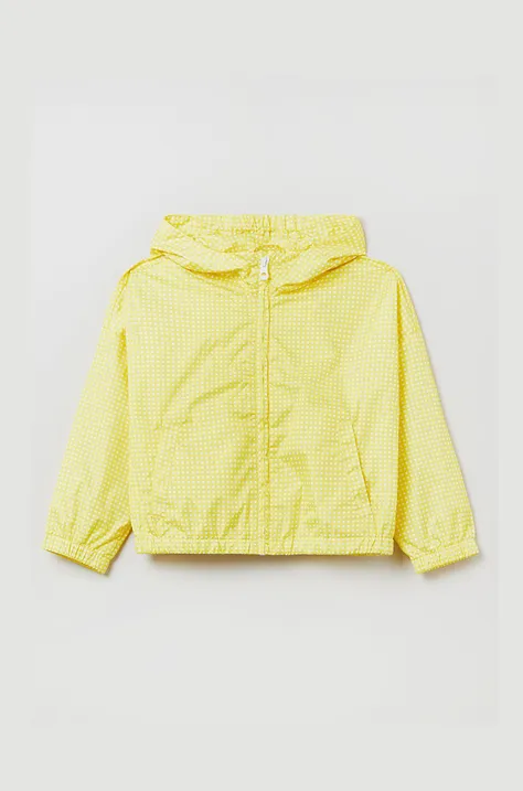 Otroška jakna OVS rumena barva
