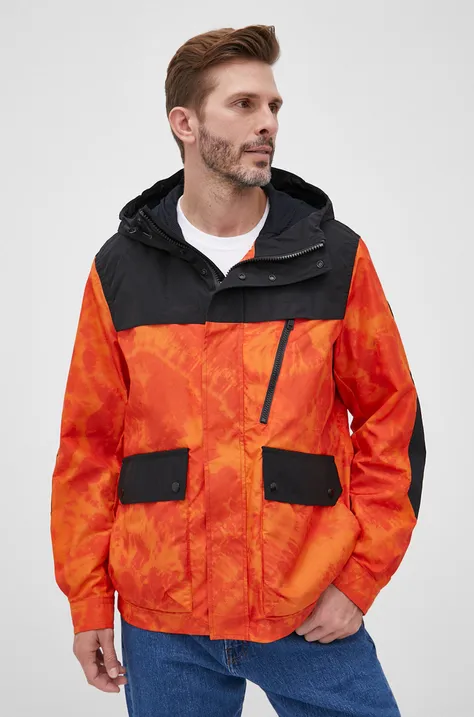 Woolrich kurtka męska kolor pomarańczowy przejściowa