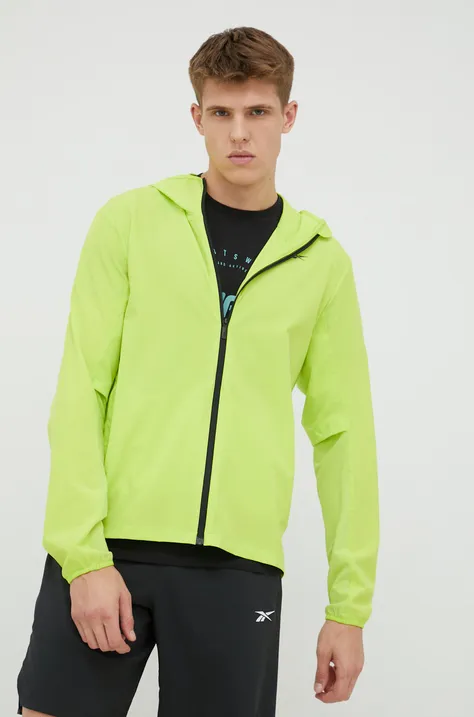 Куртка для тренувань Reebok United By Fitness Speed колір зелений перехідна