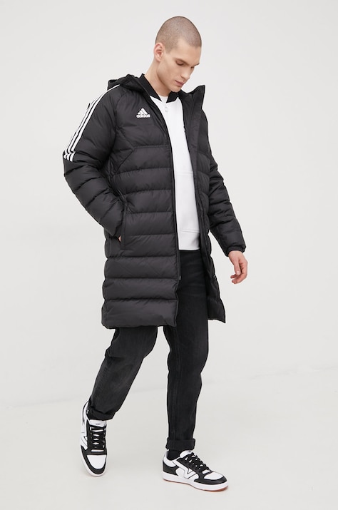 adidas Performance kurtka puchowa H21256 męska kolor czarny zimowa