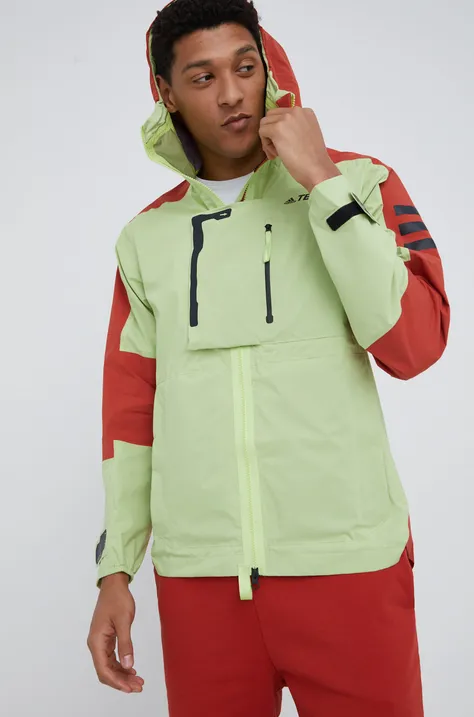 Куртка outdoor adidas TERREX Xploric цвет зелёный