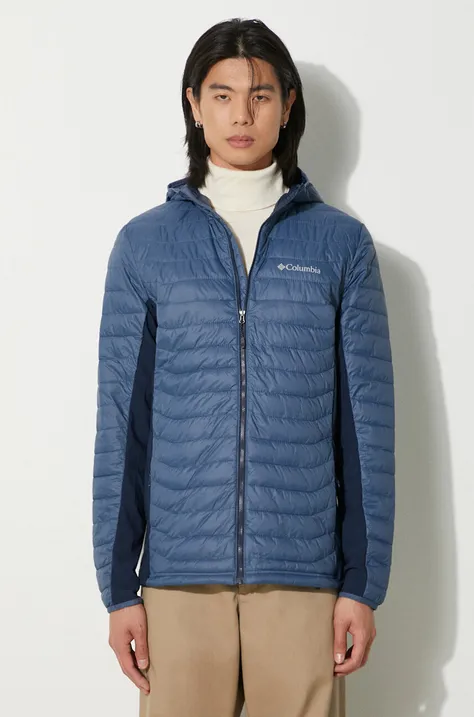 Спортивна куртка Columbia Powder Pass колір синій перехідна 1773271-011