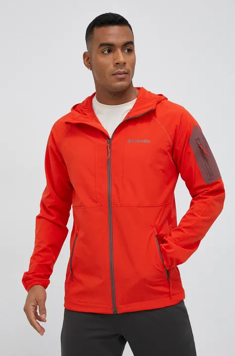 Куртка outdoor Columbia Tall Heights колір червоний перехідна