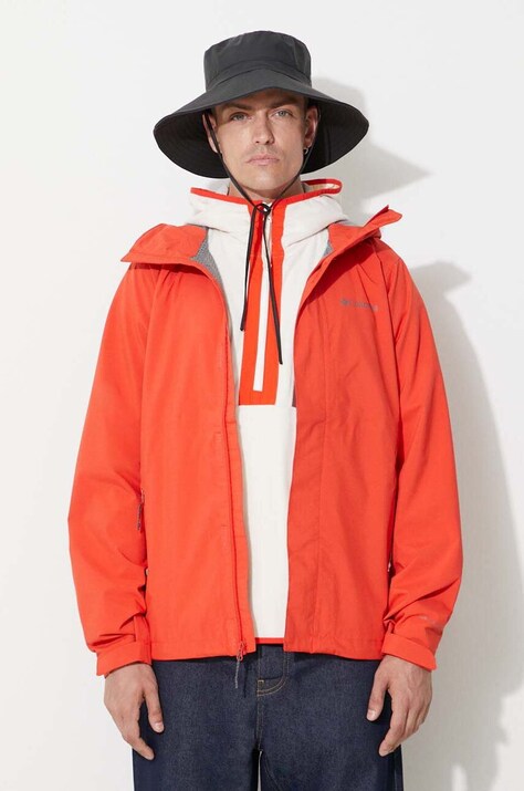 Jakna outdoor Columbia Earth Explorer boja: crvena, 1988612