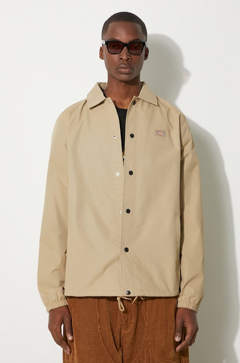 Dickies kurtka męska kolor beżowy przejściowa DK0A4XEWKHK-Khaki