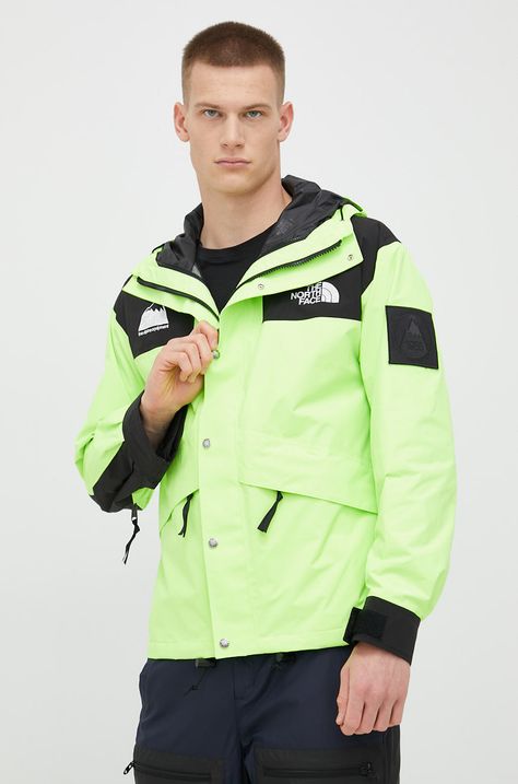 The North Face rövid kabát Origins 86 Mountain Jacket férfi, zöld, átmeneti