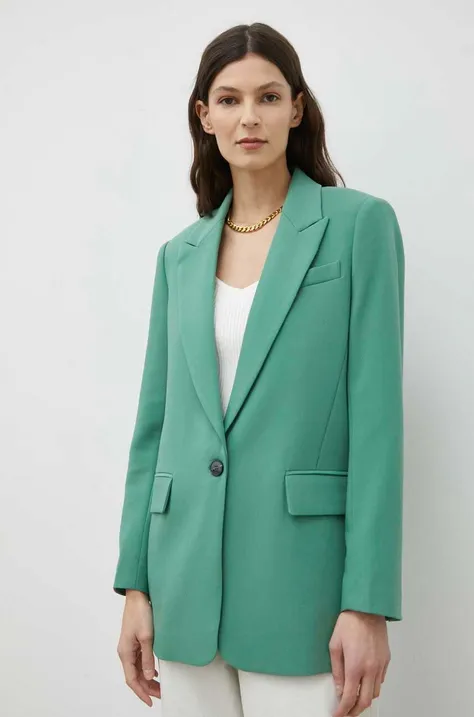 Σακάκι Bruuns Bazaar χρώμα: πράσινο
