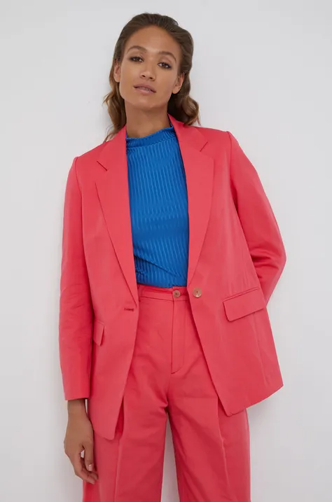 Пиджак Drykorn цвет розовый однобортный однотонный