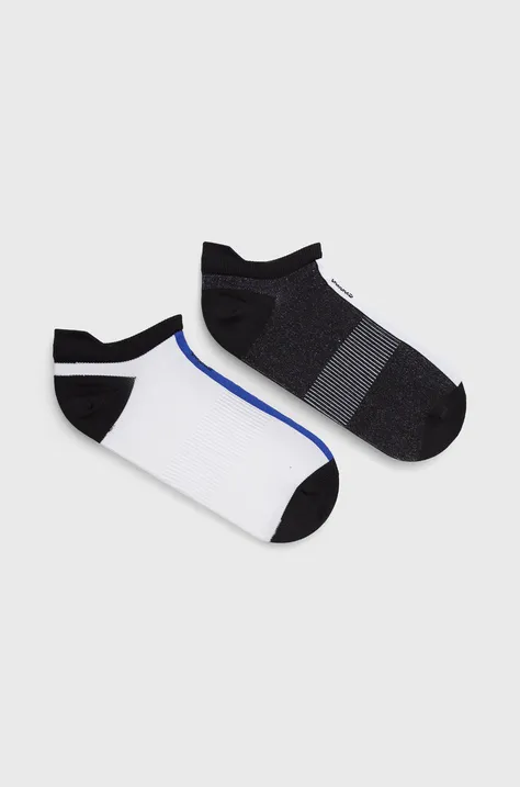 Κάλτσες adidas by Stella McCartney γυναικείες, χρώμα: άσπρο