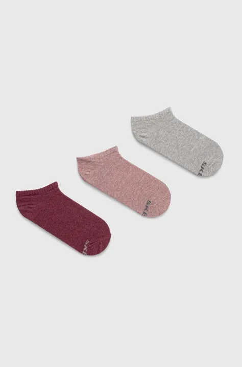 Čarape Skechers za žene, boja: ružičasta