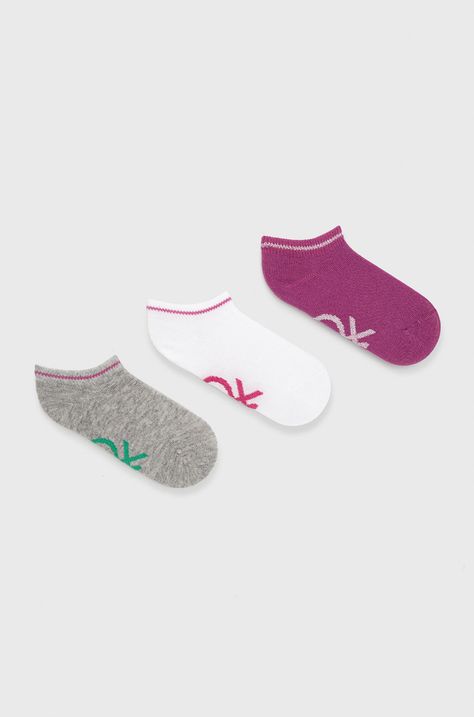 Παιδικές κάλτσες United Colors of Benetton (3-pack)