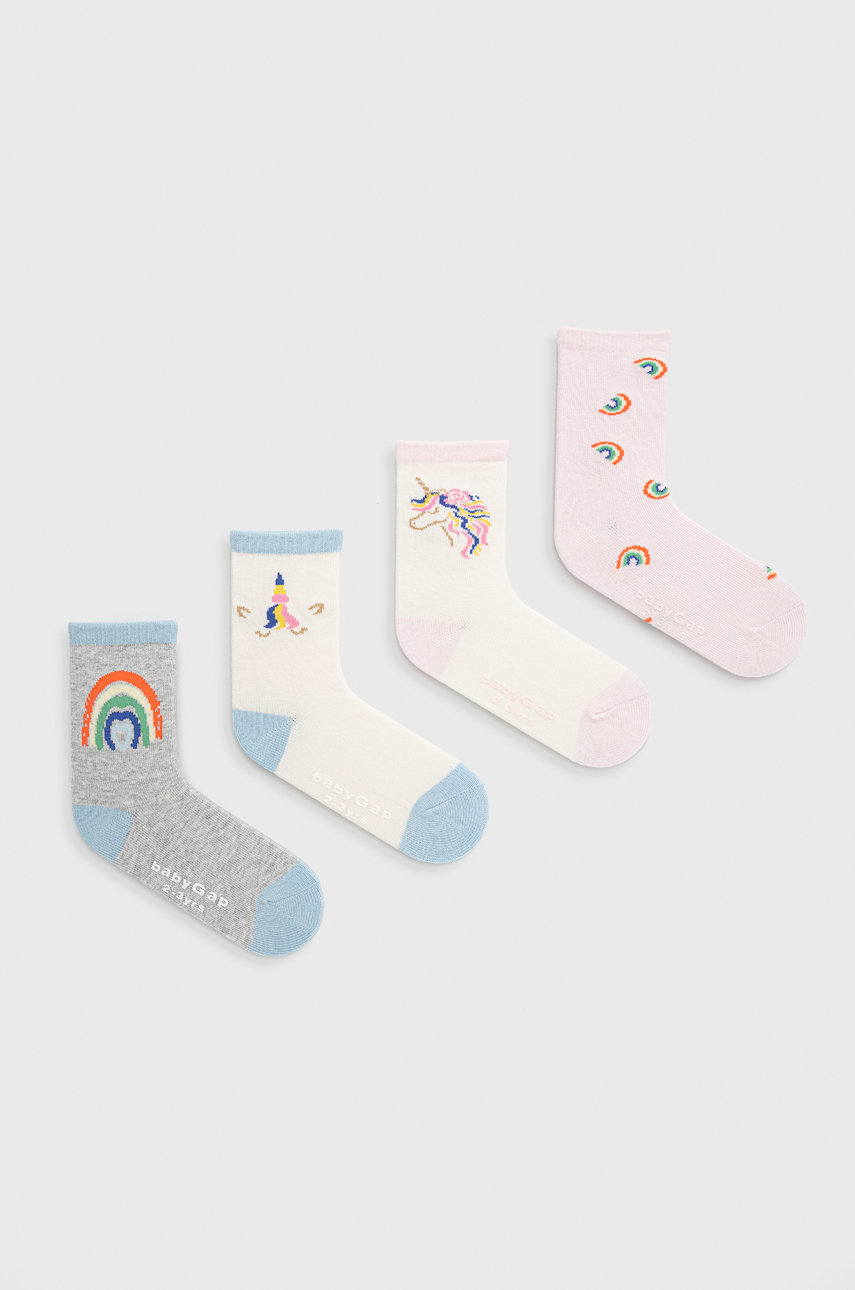 GAP skarpetki dziecięce (4-pack)